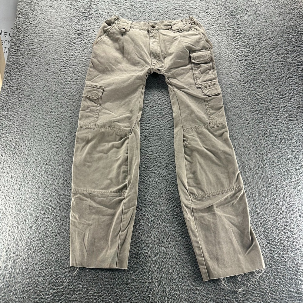 5.11 Tactical Pant Womens 10 Beige Cotton Cargo Straight Leg Utility Workwear